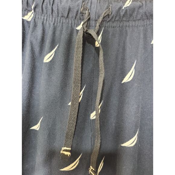Nautica Men’s Sleepwear Lounge Pants – Navy with Sailboat Print – Size L - Picture 4 of 12